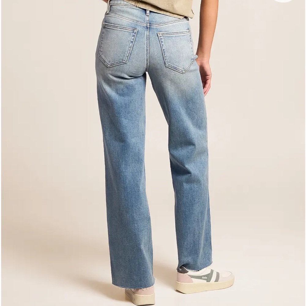 Hidden jeans - high rise wide leg raw hem super stretchy size 29 new without tag - Picture 2 of 9